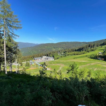 Hundefreundliche Bergwohnung Neben Der Skipiste - Mittelstation Skigebiet Gerlitzen Kanzelhohe Buitenkant foto