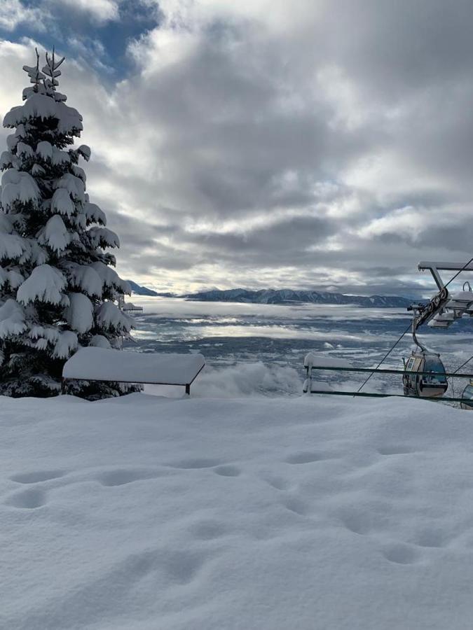 Hundefreundliche Bergwohnung Neben Der Skipiste - Mittelstation Skigebiet Gerlitzen Kanzelhohe Buitenkant foto